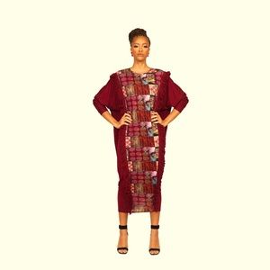 Sassy Jones Johanna Fringe Dress NWT